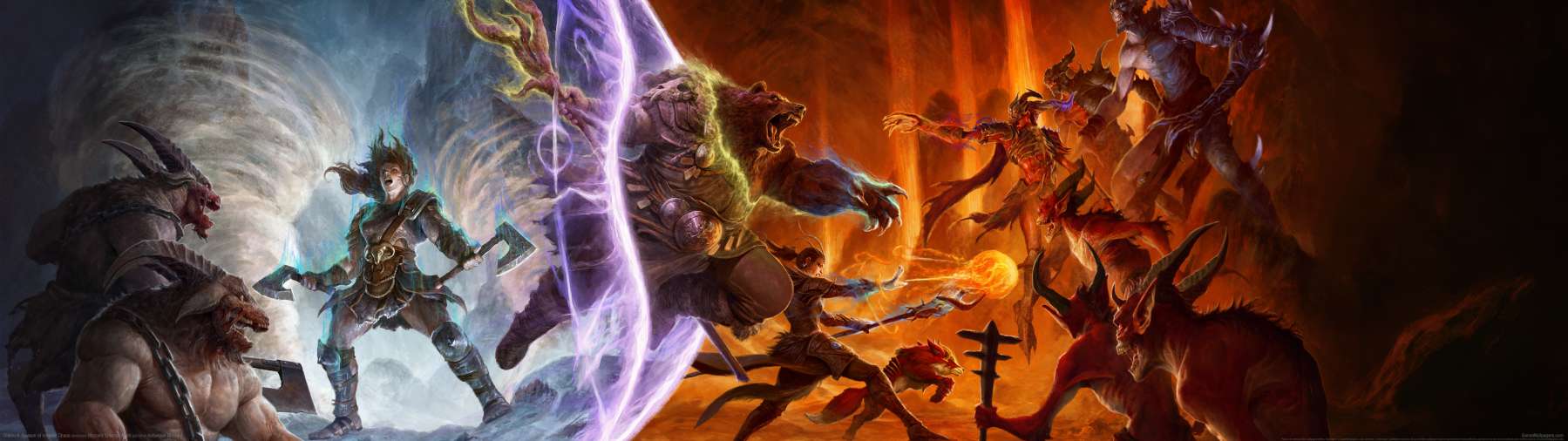 Diablo 4: Season of Infernal Chaos superwide fondo de escritorio 01
