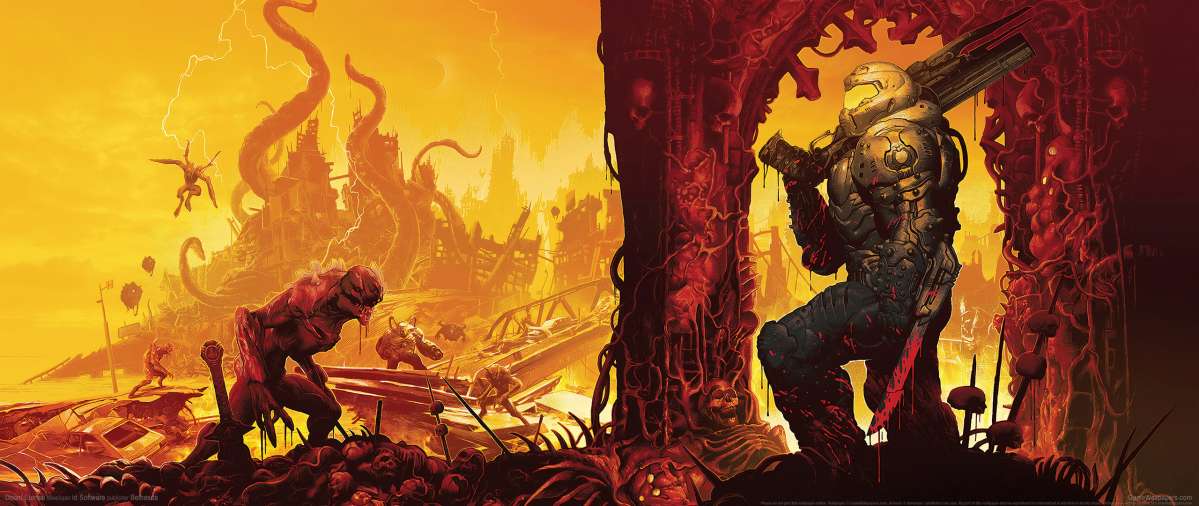 Doom Eternal ultrawide fondo de escritorio 11