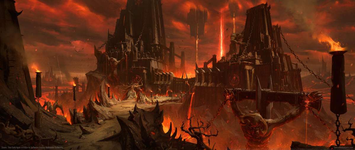 Doom: The Dark Ages ultrawide fondo de escritorio 06