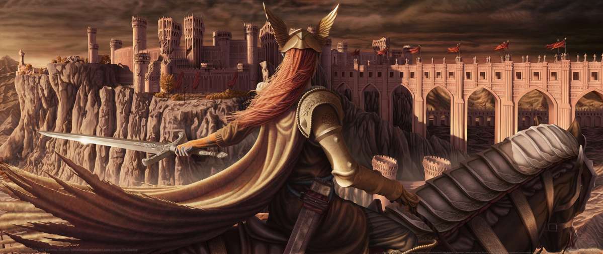 Elden Ring fan art ultrawide fondo de escritorio 01