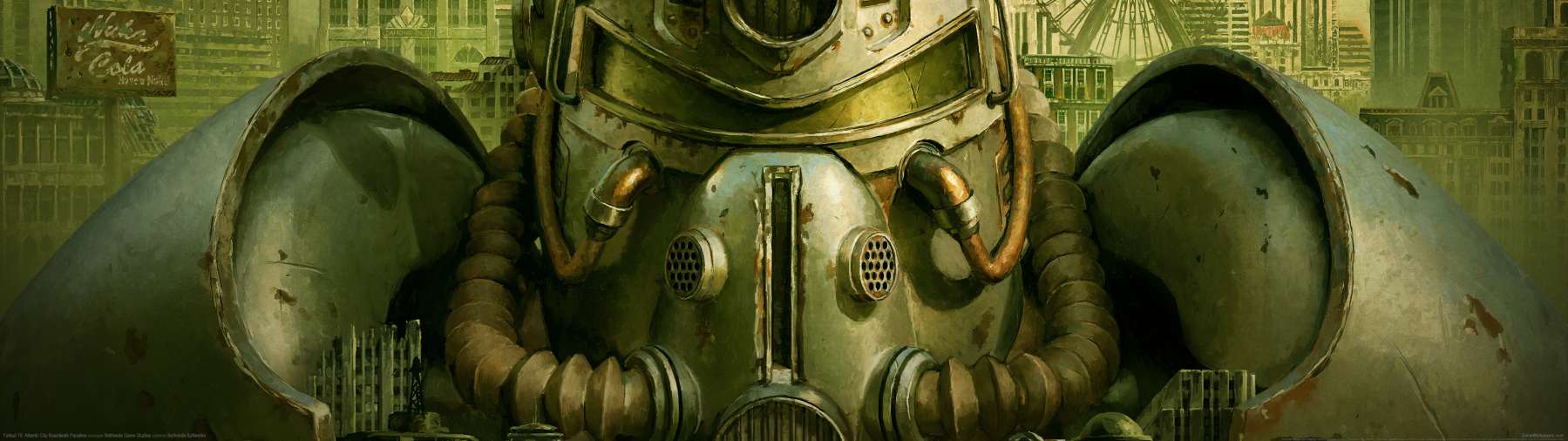 Fallout 76: Atlantic City Boardwalk Paradise superwide fondo de escritorio 01