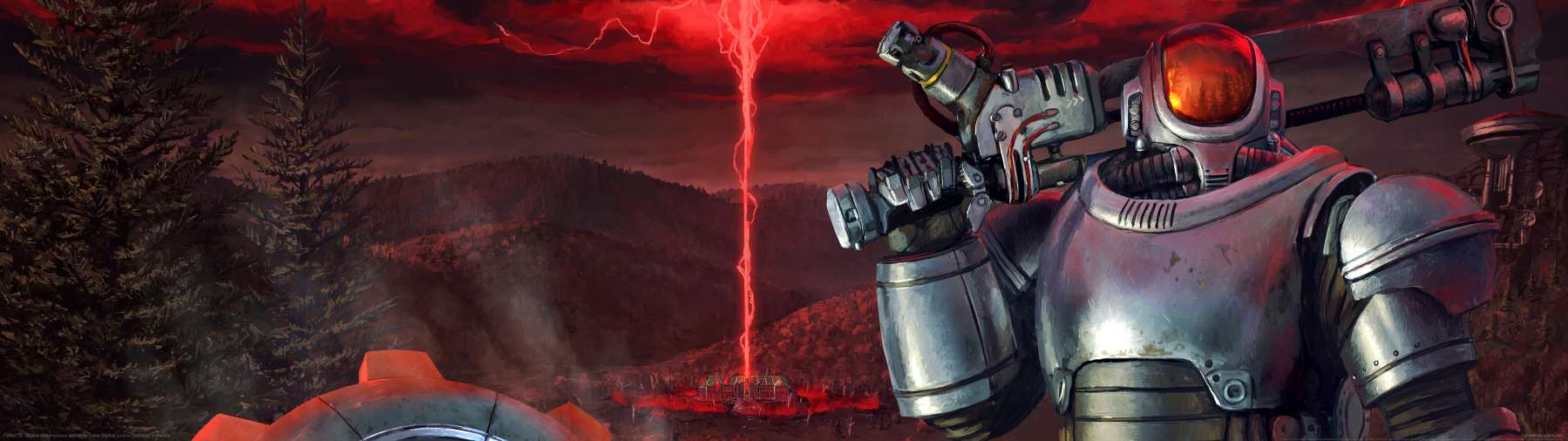 Fallout 76: Skyline Valley superwide fondo de escritorio 01