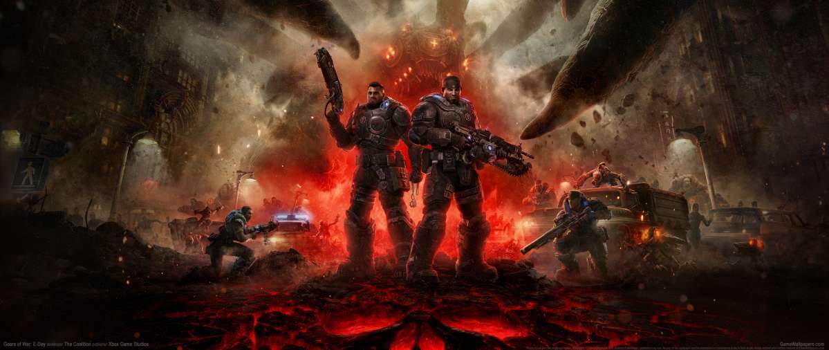 Gears of War: E-Day ultrawide fondo de escritorio 01