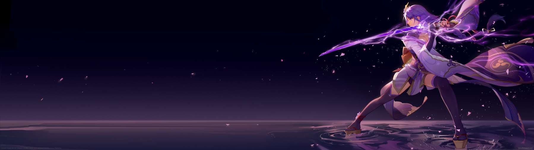 Genshin Impact fan art fondo de escritorio