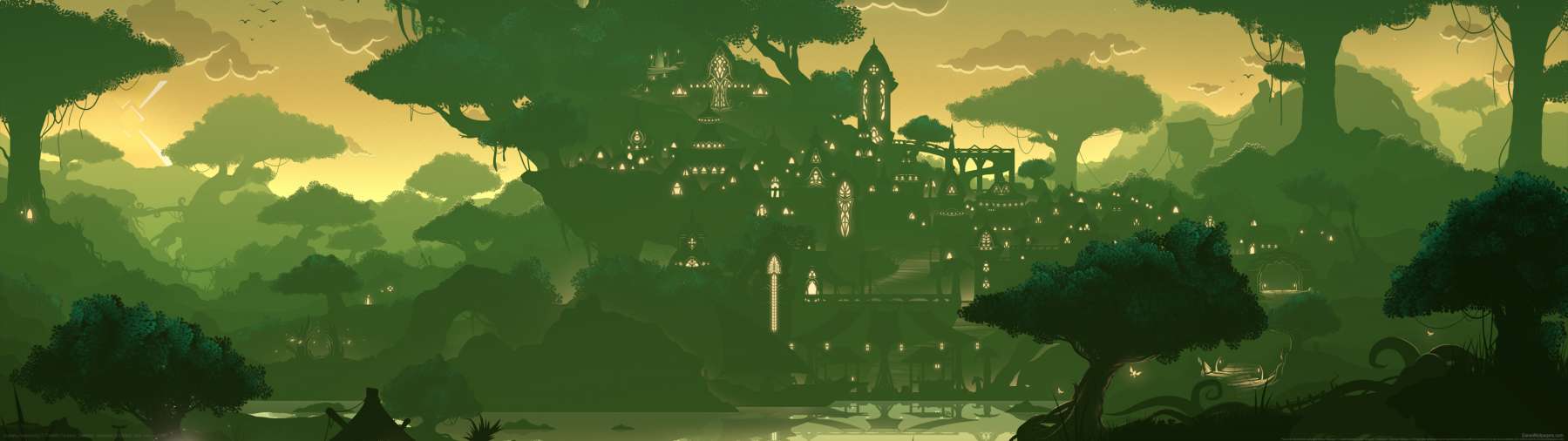 Genshin Impact fan art fondo de escritorio