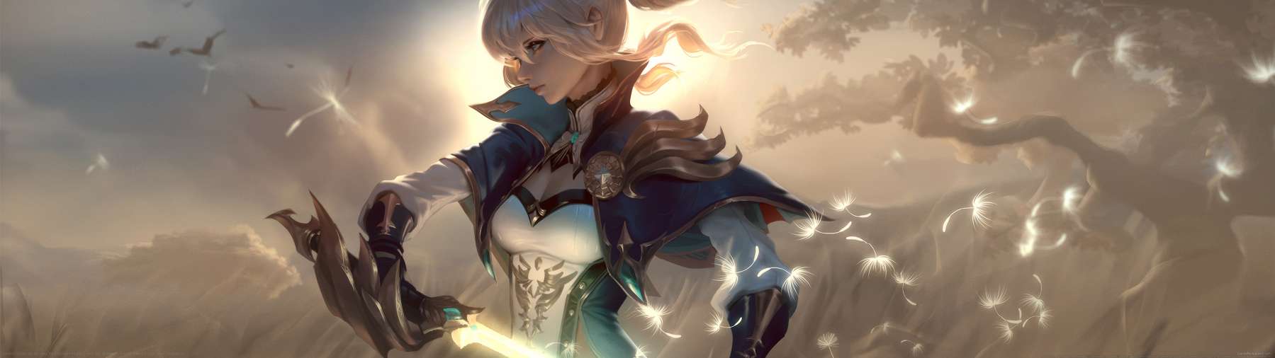 Genshin Impact fan art superwide fondo de escritorio 10