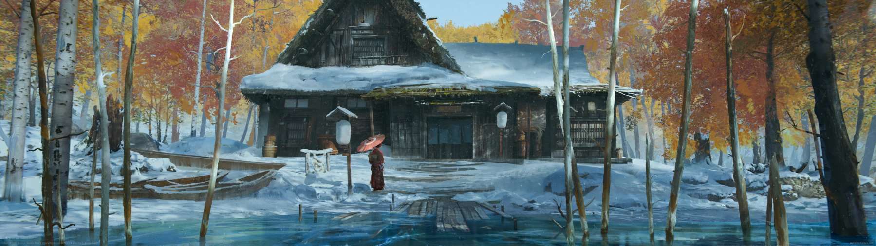 Ghost of Yotei fondo de escritorio