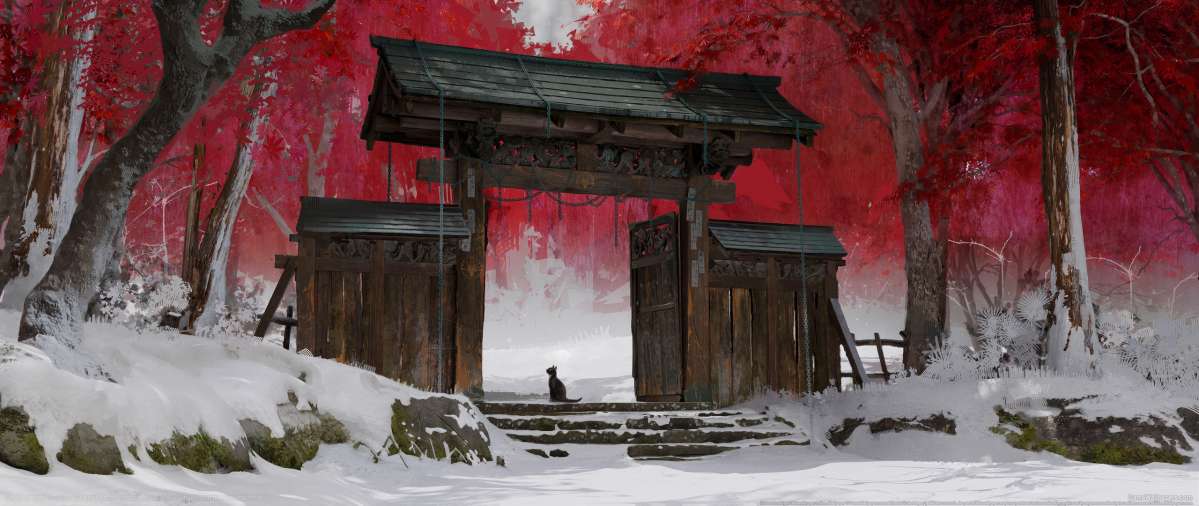 Ghost of Yotei fondo de escritorio