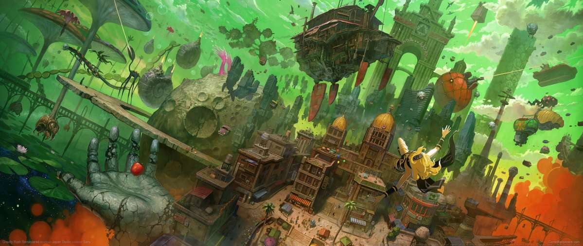 Gravity Rush Remastered ultrawide fondo de escritorio 03