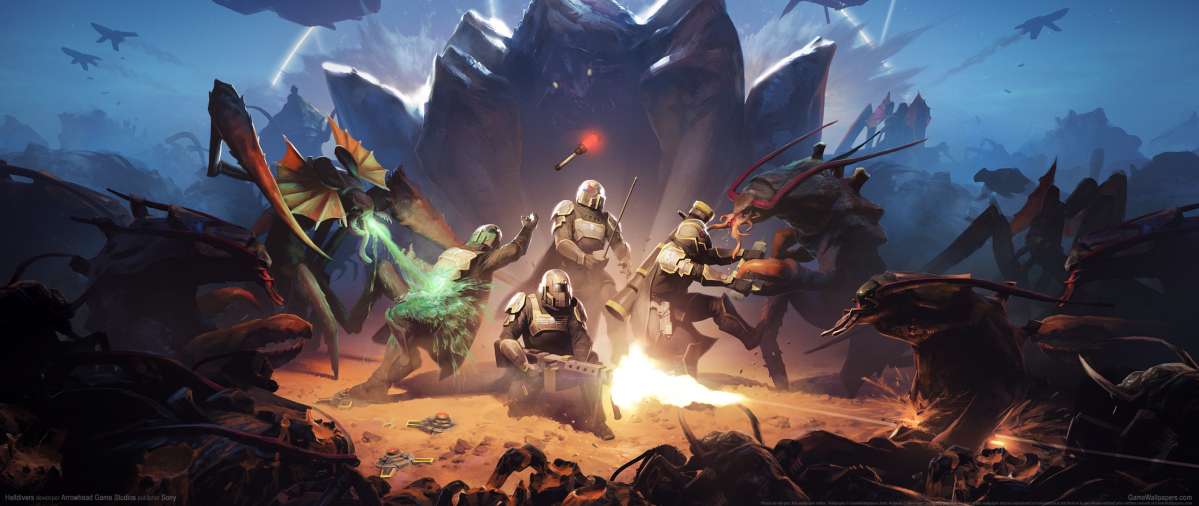 Helldivers ultrawide fondo de escritorio 01