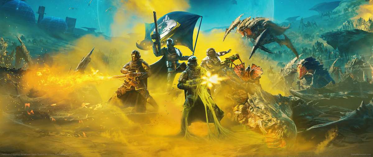 Helldivers 2 ultrawide fondo de escritorio 01