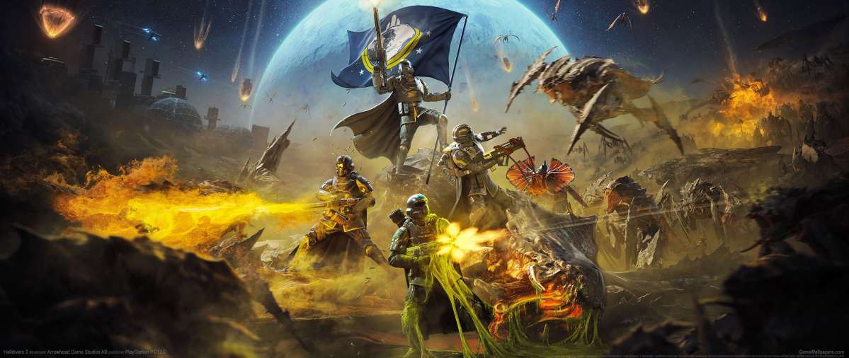 Helldivers 2 ultrawide fondo de escritorio 02
