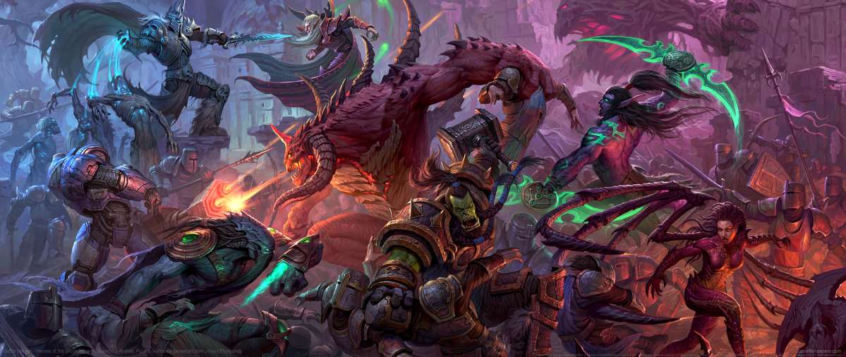 Heroes of the Storm fan art ultrawide fondo de escritorio 04