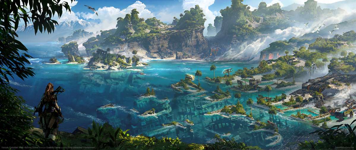 Horizon: Forbidden West - Burning Shores ultrawide fondo de escritorio 05