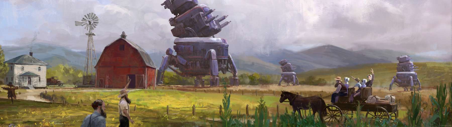 Iron Harvest: Operation Eagle superwide fondo de escritorio 01