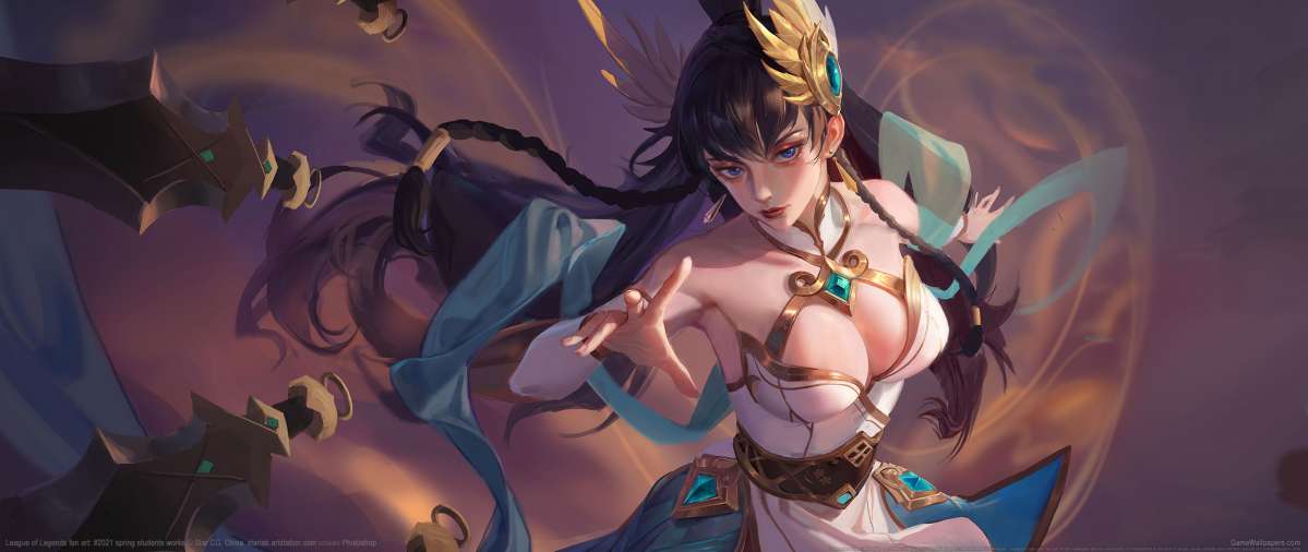 League of Legends fan art ultrawide fondo de escritorio 32