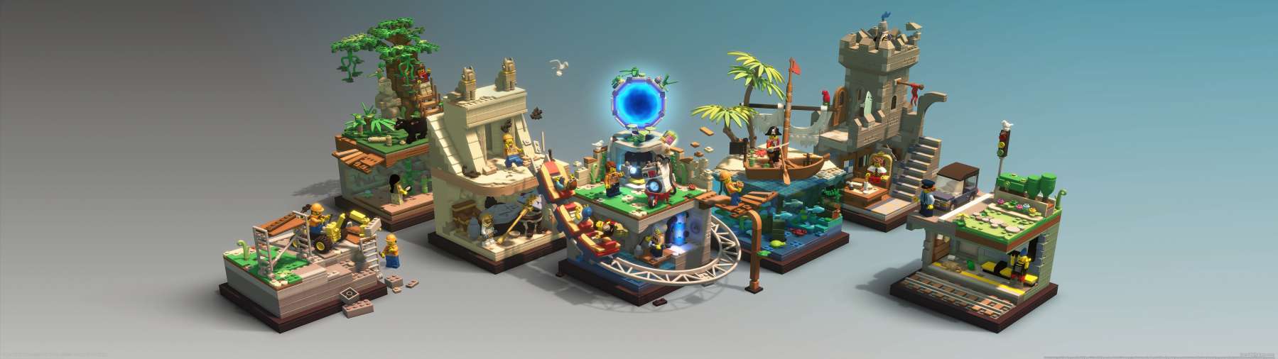 LEGO Bricktales superwide fondo de escritorio 01