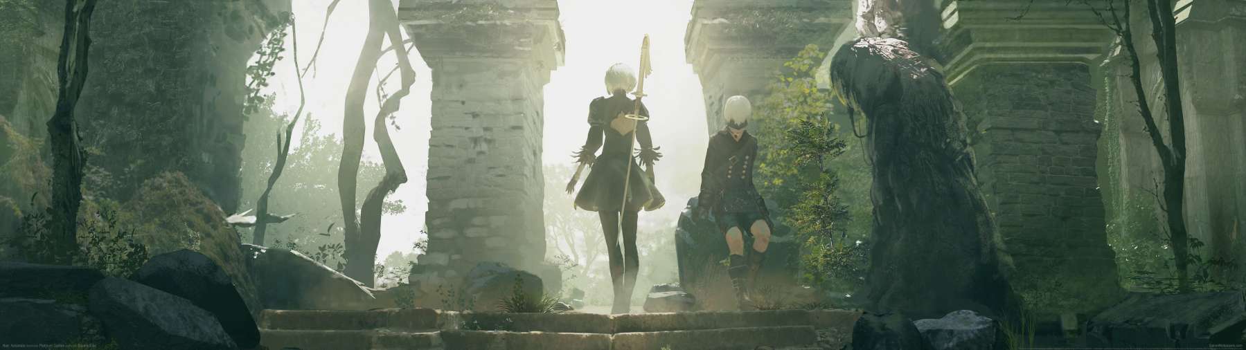 Nier Automata superwide fondo de escritorio 04