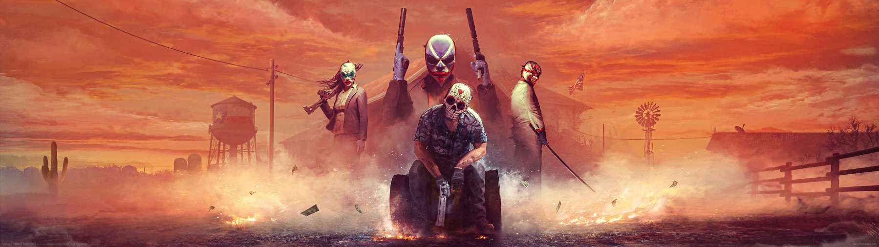 PayDay 2: Midland Ranch Heist fondo de escritorio