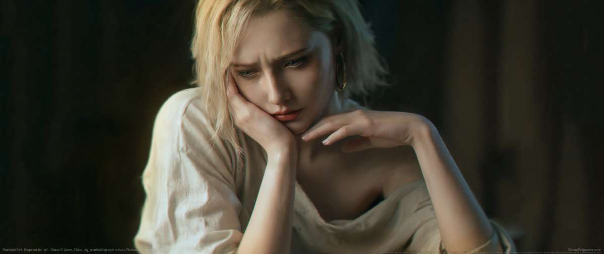 Resident Evil Requiem fan art ultrawide fondo de escritorio 01