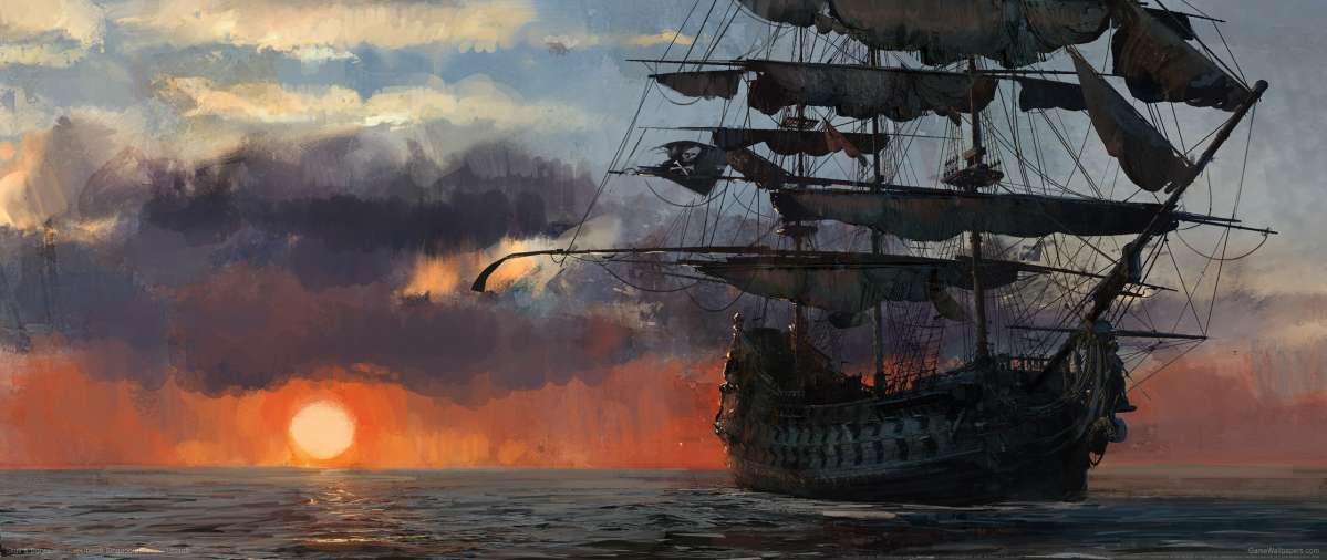Skull & Bones ultrawide fondo de escritorio 02