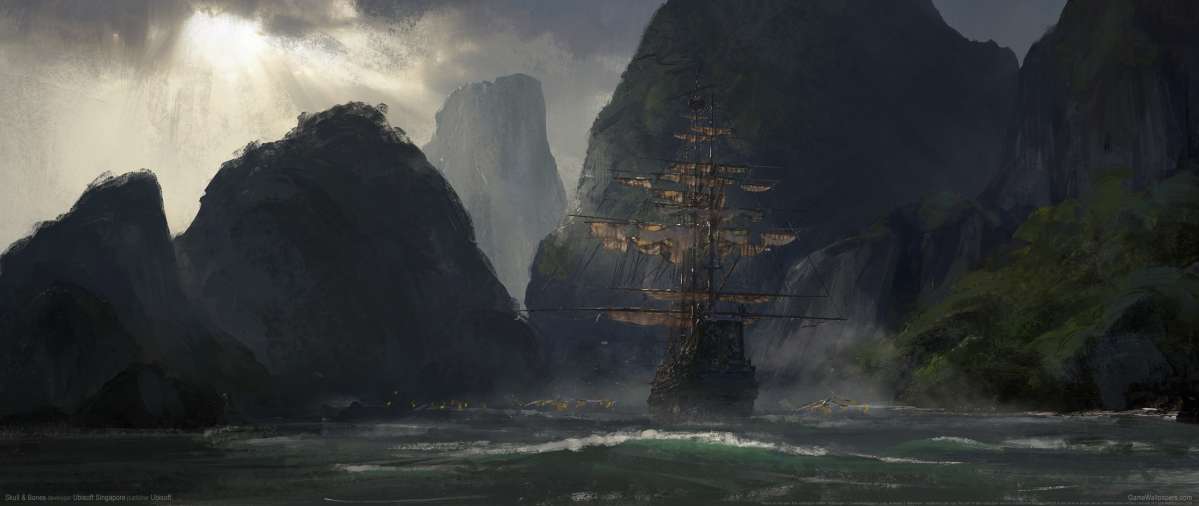 Skull & Bones ultrawide fondo de escritorio 04