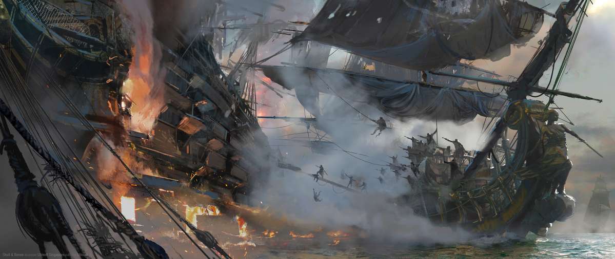 Skull & Bones ultrawide fondo de escritorio 05