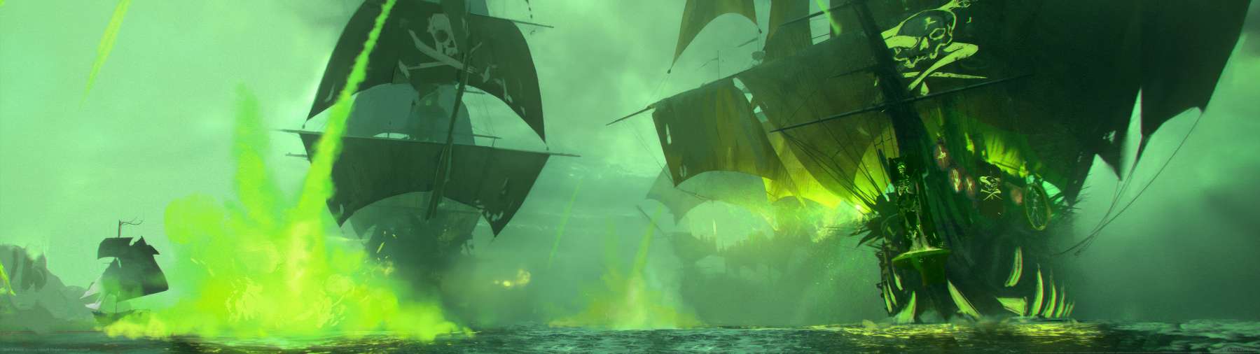 Skull & Bones superwide fondo de escritorio 10