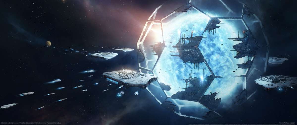 Stellaris Utopia fondo de escritorio