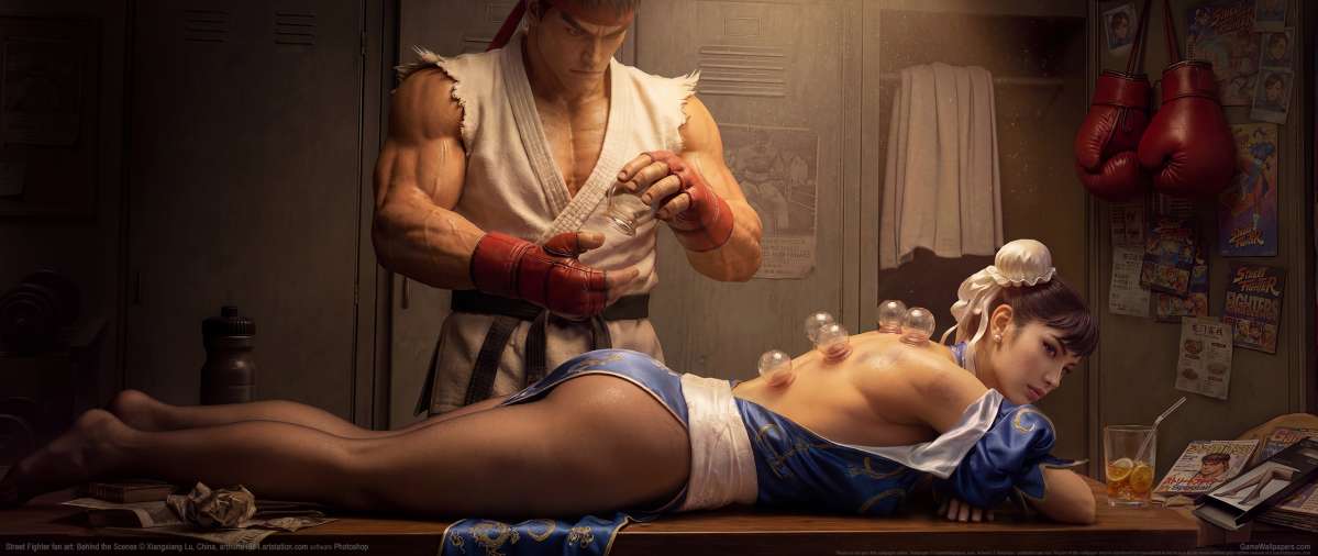 Street Fighter fan art fondo de escritorio