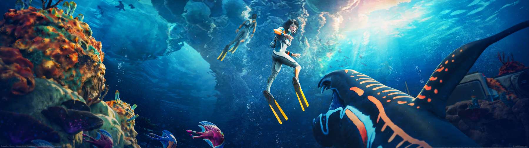 Subnautica 2 superwide fondo de escritorio 01