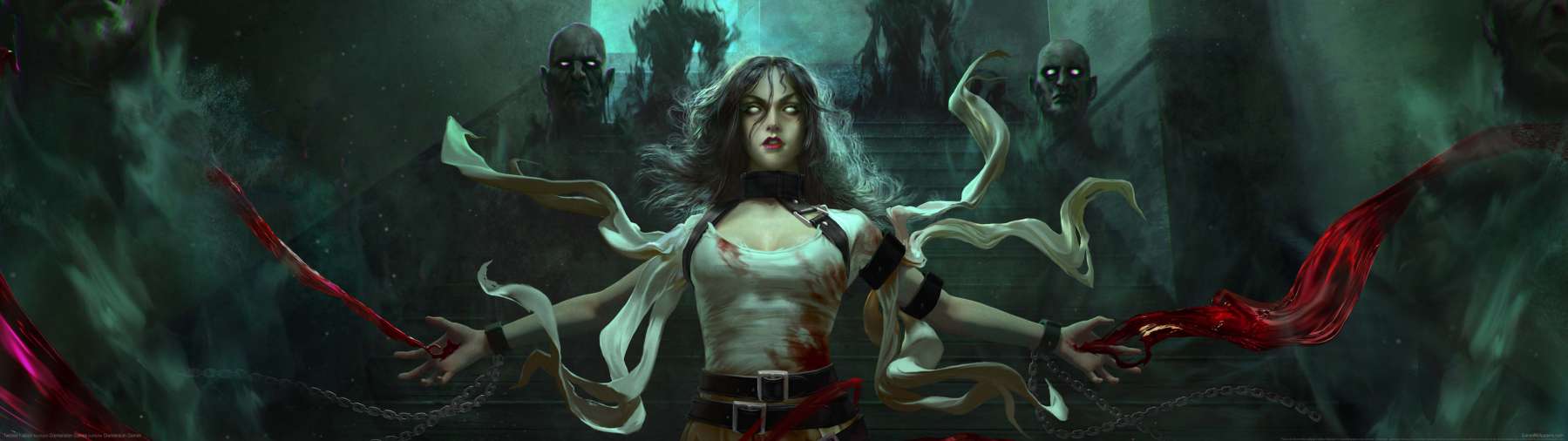 Twisted Fables superwide fondo de escritorio 01