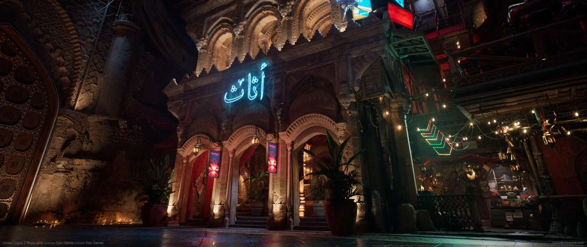 Unreal Engine 5 MegaLights fondo de escritorio
