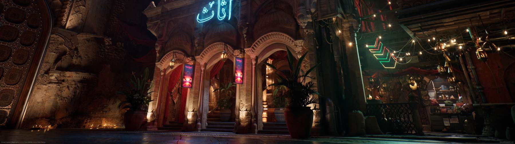 Unreal Engine 5 MegaLights superwide fondo de escritorio 01