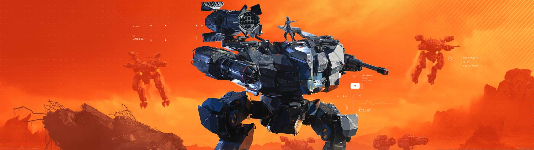 War Robots: Frontiers superwide fondo de escritorio 01