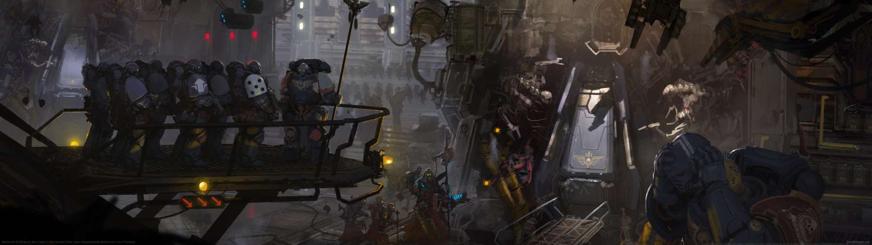 Warhammer 40,000 fan art superwide fondo de escritorio 11