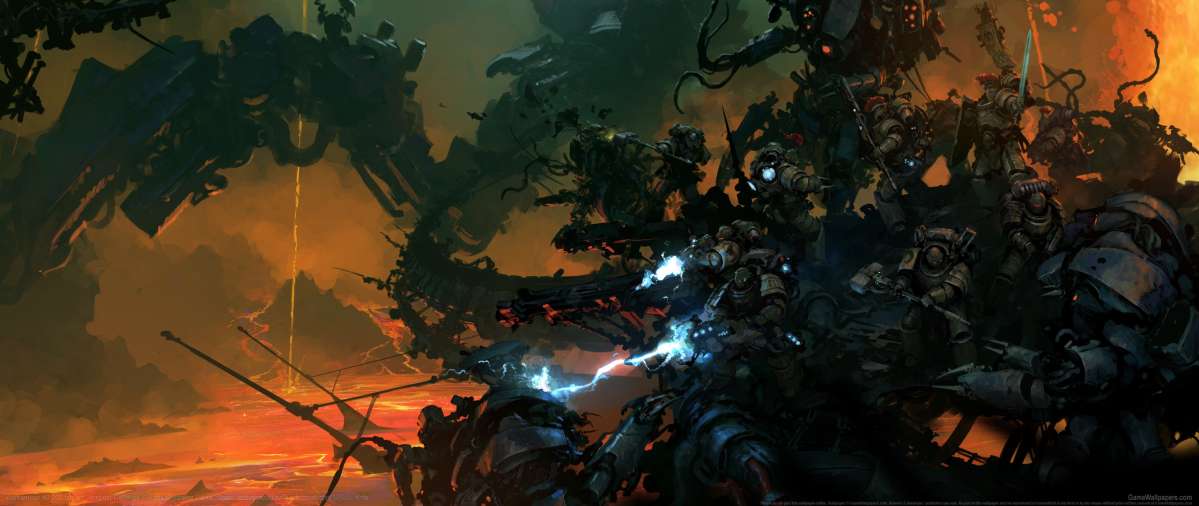 Warhammer 40,000 fan art ultrawide fondo de escritorio 16