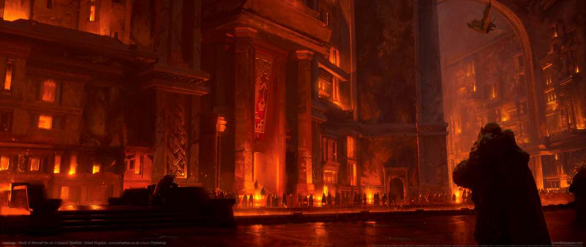 World of Warcraft fan art ultrawide fondo de escritorio 02