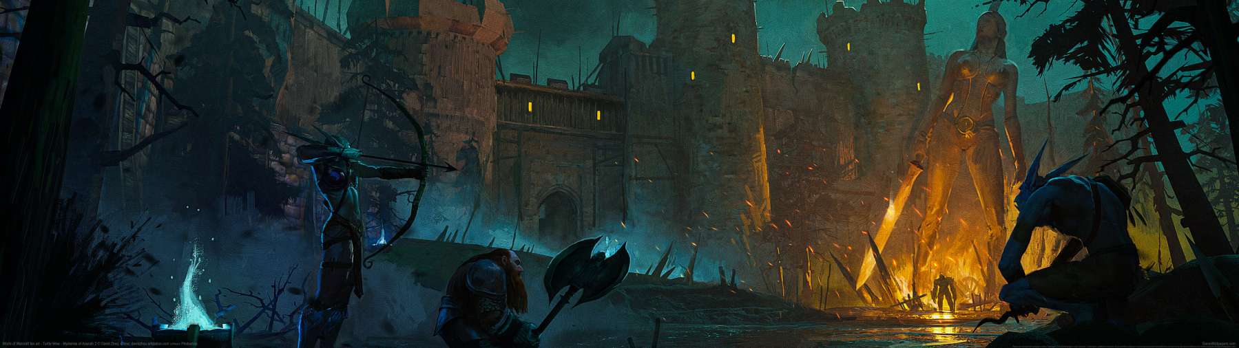 World of Warcraft fan art fondo de escritorio