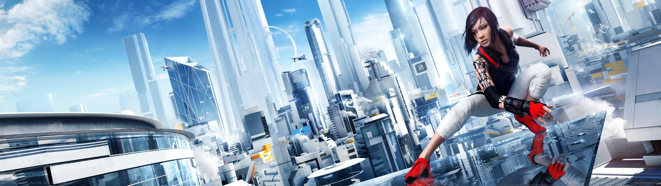 Mirror's Edge: Catalyst dual screen fondo de escritorio