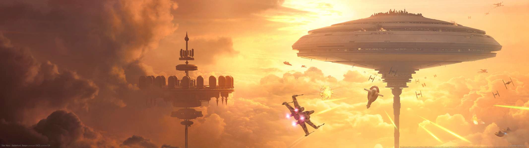 Star Wars - Battlefront: Bespin dual screen fondo de escritorio