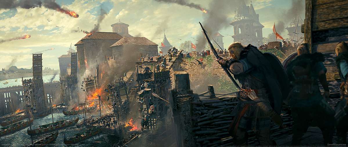 Assassin's Creed: Valhalla - The Siege of Paris ultrawide fondo de escritorio 02