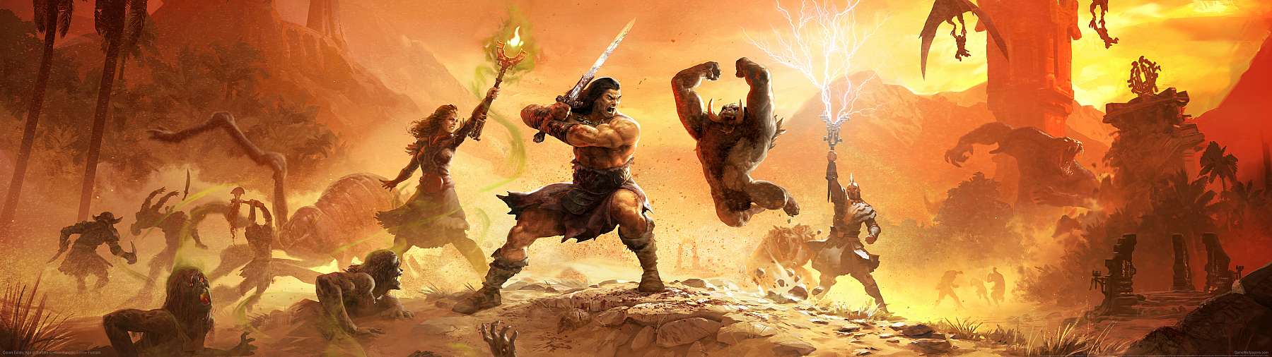 Conan Exiles: Age of Sorcery superwide fondo de escritorio 01
