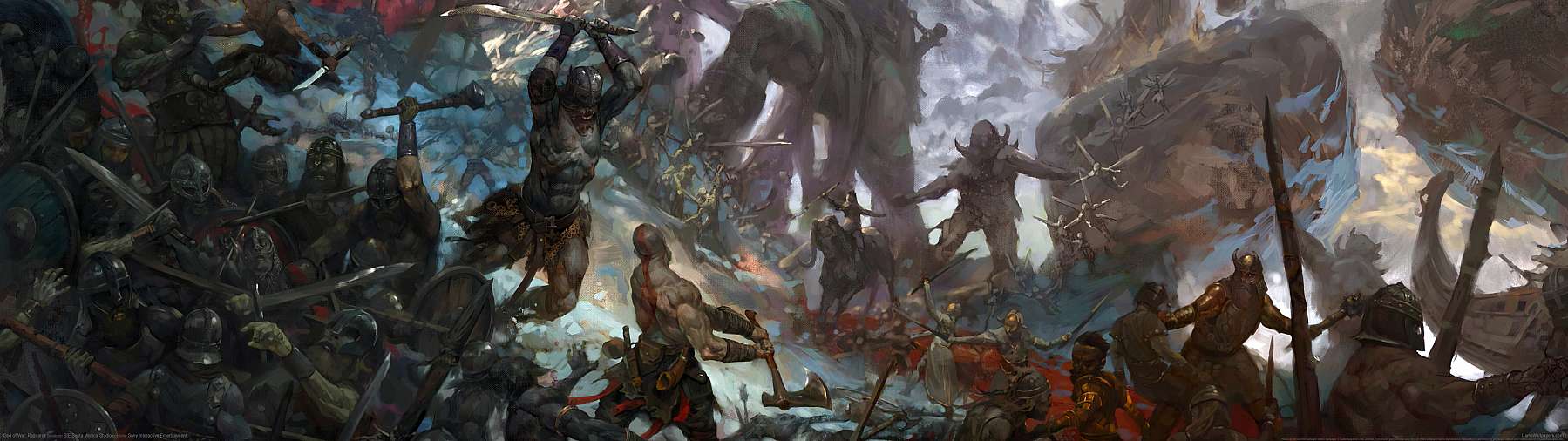 God of War: Ragnarok superwide fondo de escritorio 07