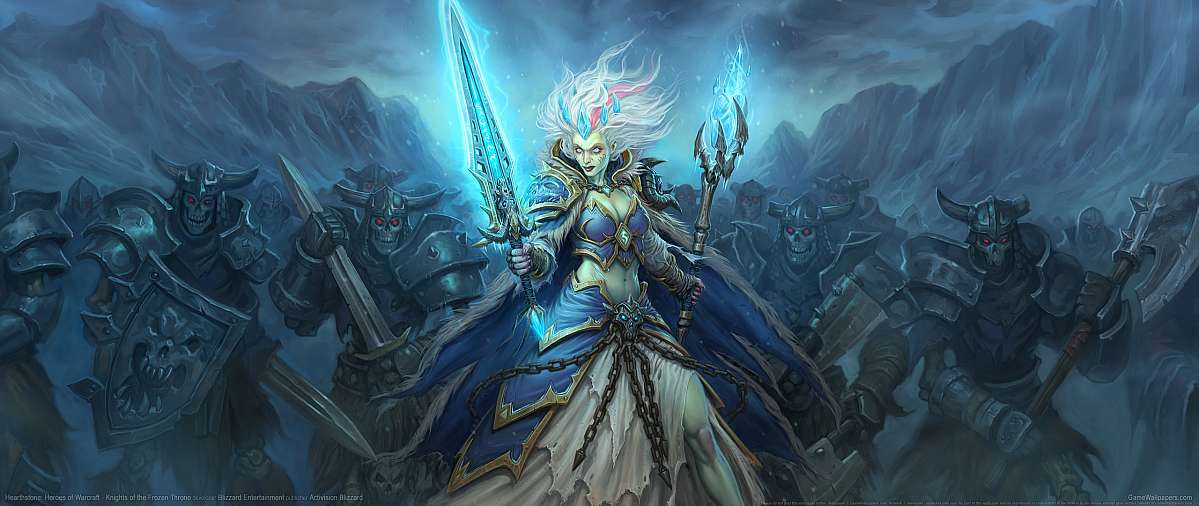 Hearthstone: Heroes of Warcraft - Knights of the Frozen Throne ultrawide fondo de escritorio 03