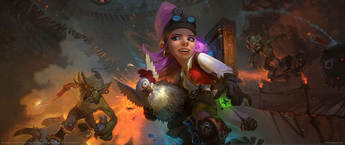 Hearthstone: Heroes of Warcraft fan art ultrawide fondo de escritorio 01