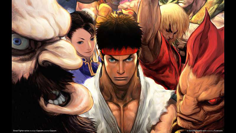 Street Fighter series fondo de escritorio
