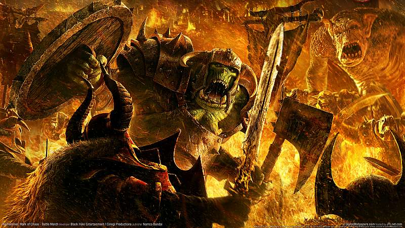Warhammer: Mark of Chaos - Battle March fondo de escritorio